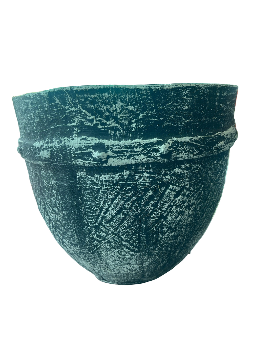 Black and White Pot 14 inch