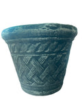 Black and white 12 inch pot